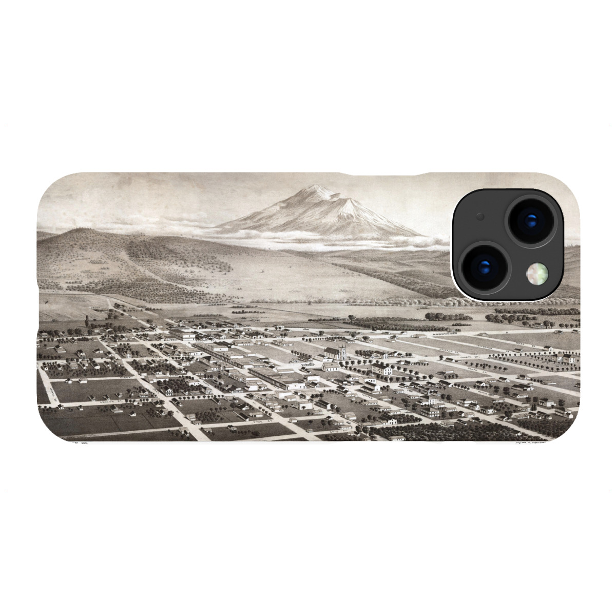 iPhone "Alte Karte von Yreka-Kalifornien" Premium-Case Handyhülle artboxONE