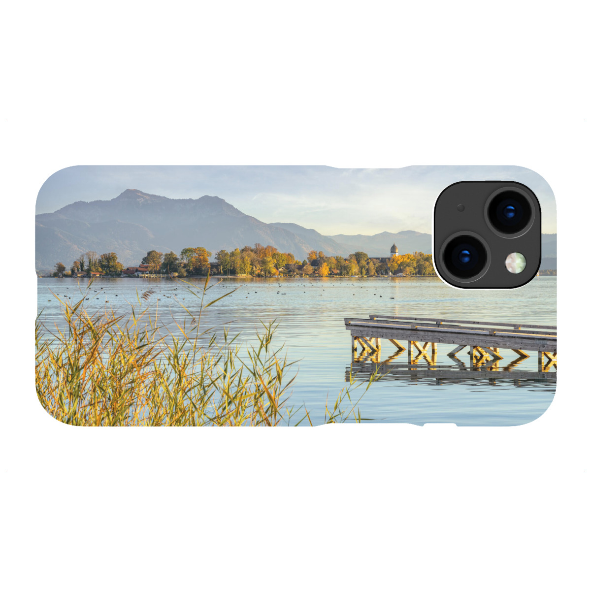 "Chiemsee Blick zur Fraueninsel"für iPhone - Premium-Case Handyhülle artboxONE