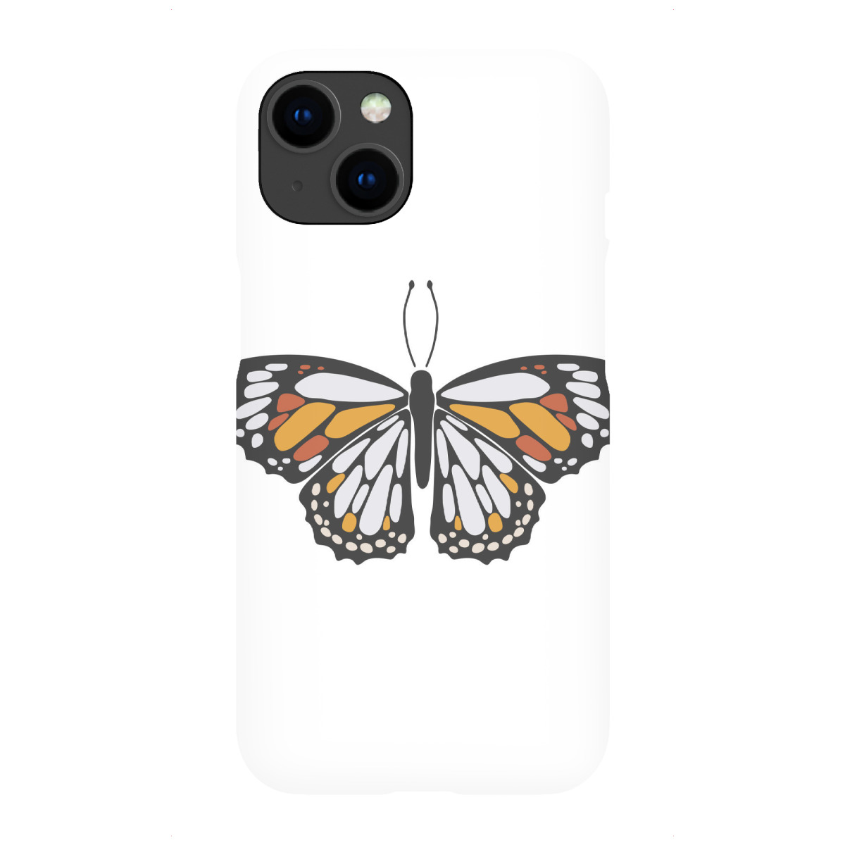 iPhone "Weißer Sommerschmetterling" Premium-Case Handyhülle artboxONE