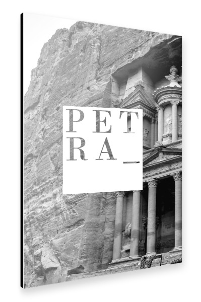 Alu-Dibond "Petra sw" 30x20 cm artboxONE