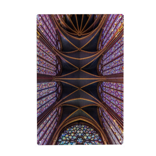 Metall Poster "Schöne Sainte-Chapelle" artboxONE - Städte,Reise,Architektur,Städte / Paris,Reise / Länder