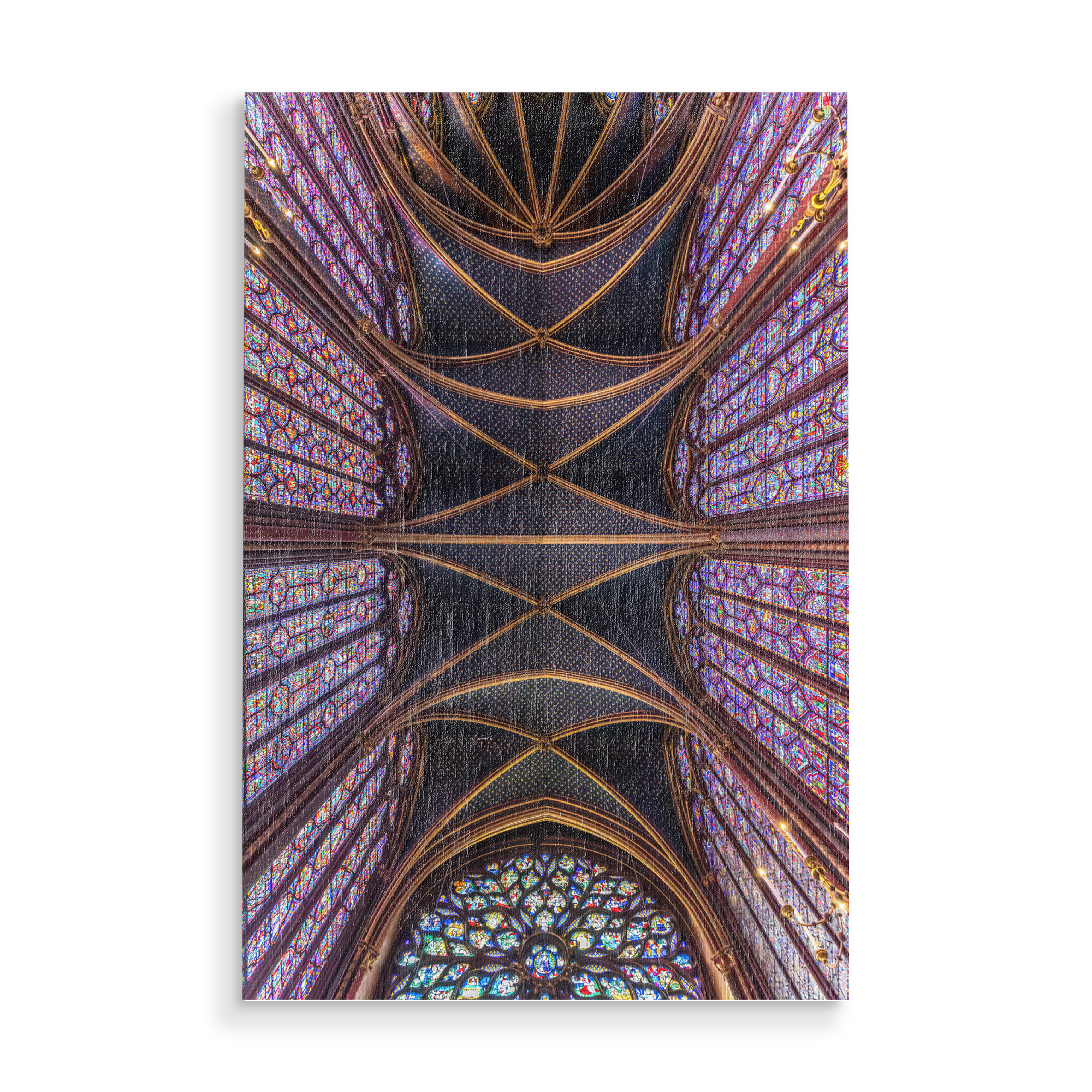 Holzbild "Schöne Sainte-Chapelle" artboxONE - Städte,Reise,Architektur,Städte / Paris,Reise / Länder