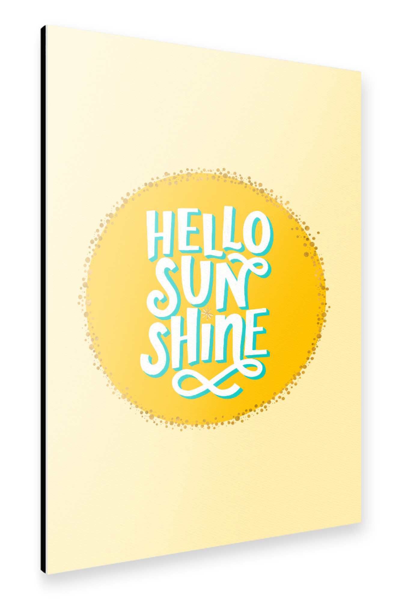 Alu-Dibond "Hello Sunshine. Sonne im Herzen" 30x20 cm artboxONE