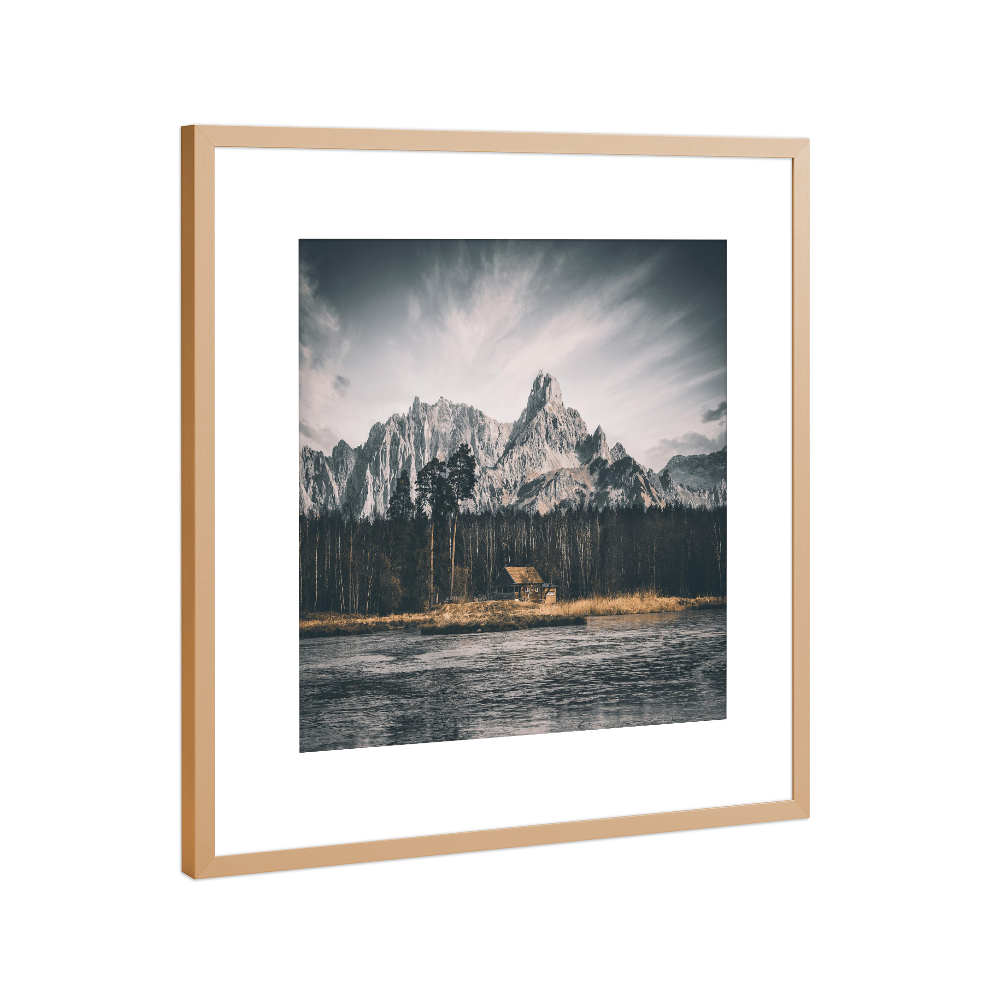 Poster mit Rahmen Kupfer "Classic" artboxONE - Natur,Reise