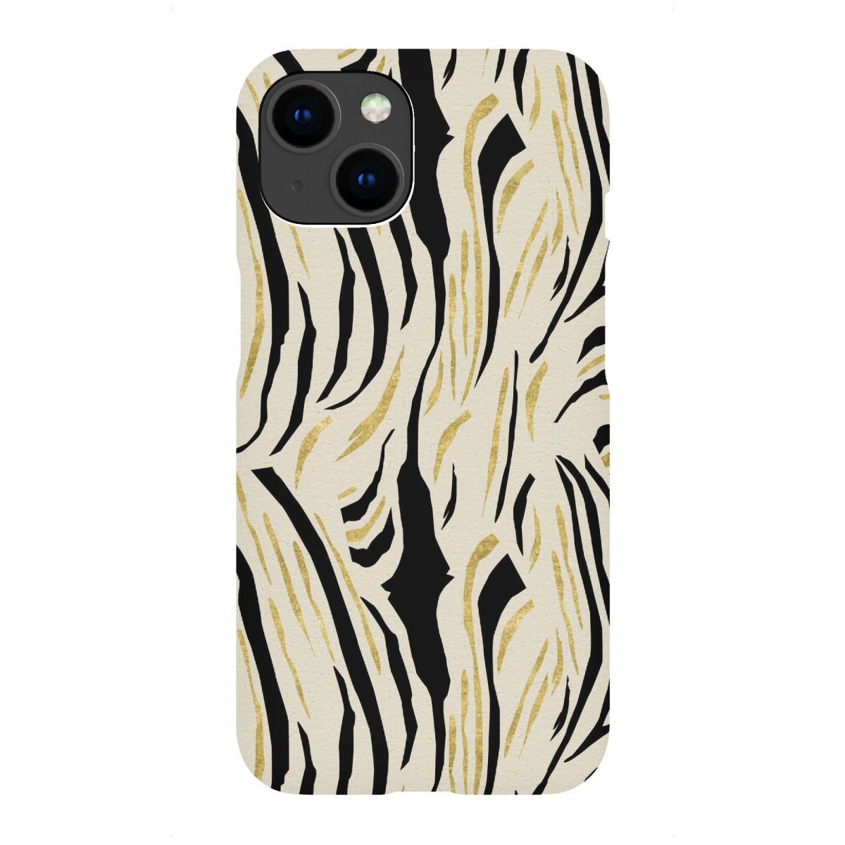 "Zebra Streifen: Schwarz und Gold"für iPhone - Premium-Case Handyhülle artboxONE