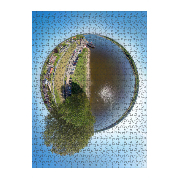 artboxONE Puzzle "Hamburg Zollenspieker Fähranleger" artboxONE - Städte,Städte / Hamburg,Natur,Reise,Architektur