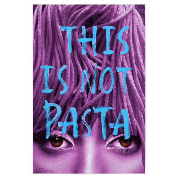 Poster "Das ist keine lila Pasta" artboxONE - Typografie,Abstrakt,Menschen