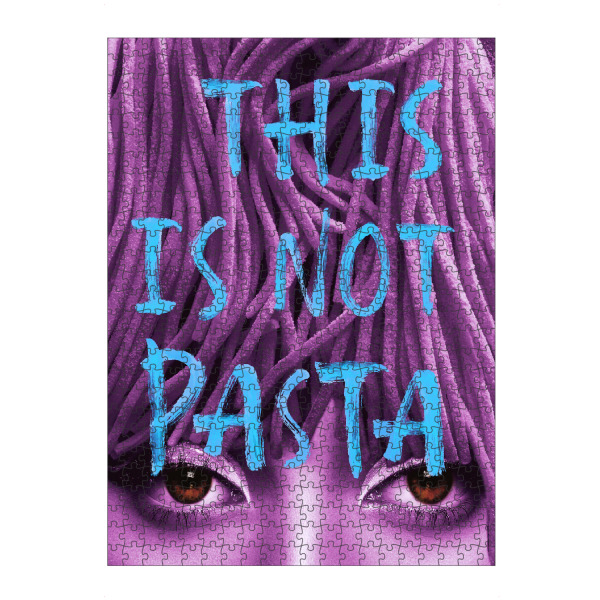 Puzzle Ravensburger "Das ist keine lila Pasta" artboxONE - Typografie,Abstrakt,Menschen