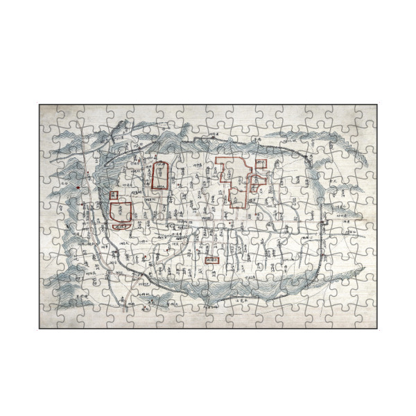 artboxONE Puzzle "Karte von Seoul" artboxONE - Kartografie - Karte,Karten,Flach,Jahrgang,Stadt,Alte,Retro,Abbildung,Reise - Bild karte