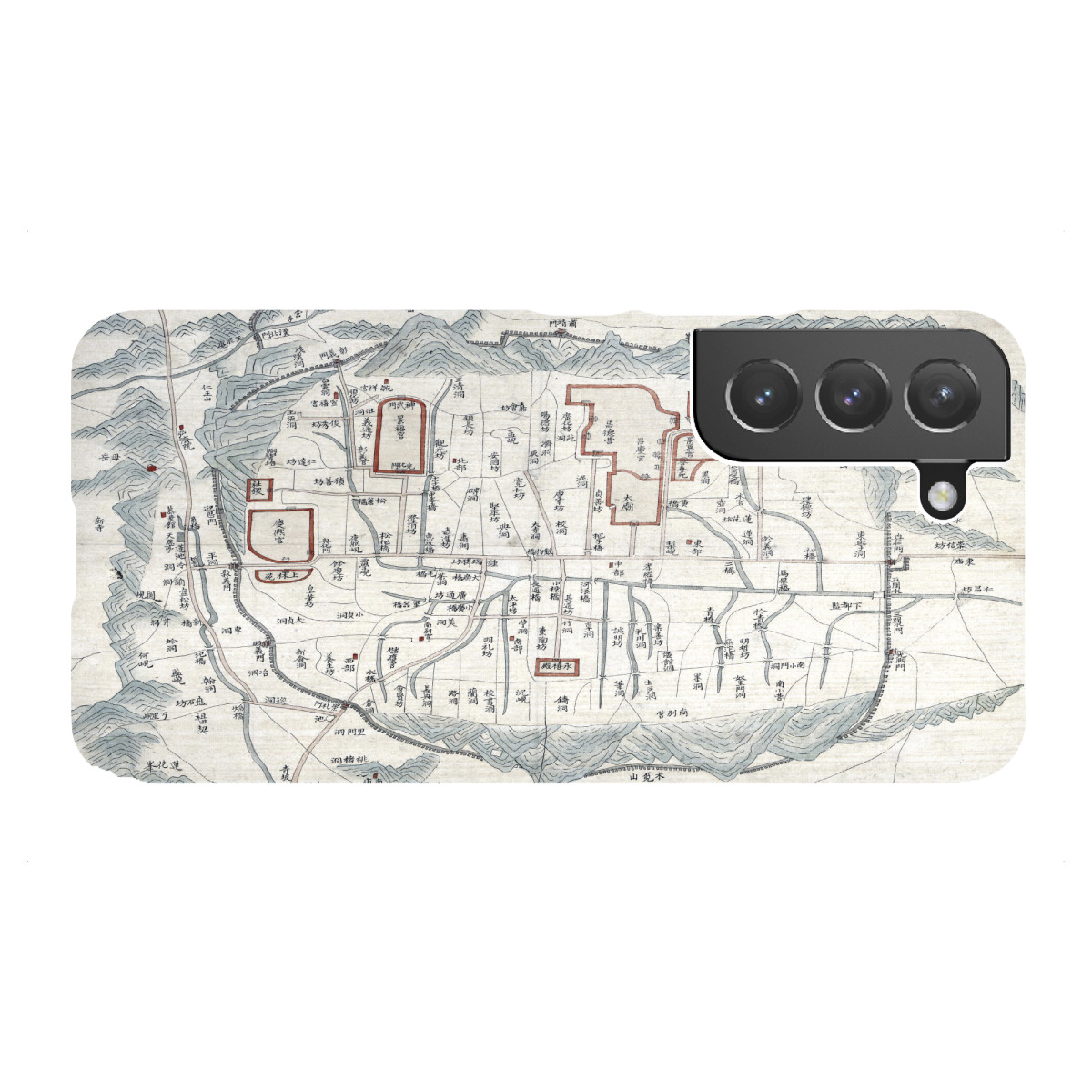 "Karte von Seoul"für Samsung Galaxy - Premium-Case Handyhülle artboxONE