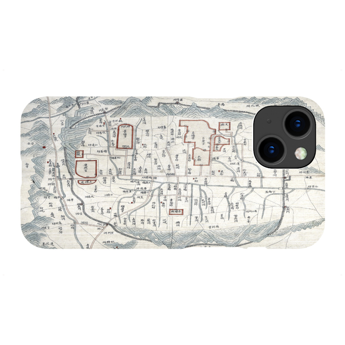 iPhone "Karte von Seoul" Premium-Case Handyhülle artboxONE