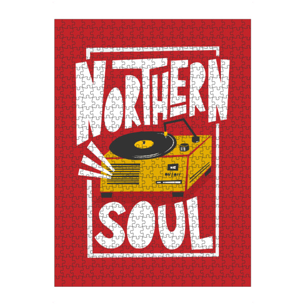 Puzzle Ravensburger "NORTHERN SOUL (No.3)" artboxONE - Typografie,Musik,Lustig
