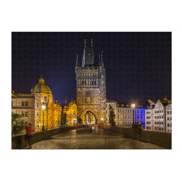artboxONE Puzzle "Trubel auf der Karlsbrücke" artboxONE - Architektur,Städte / Prag