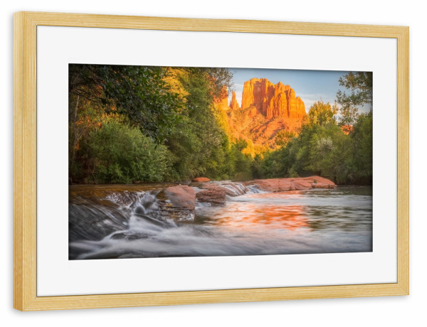 Poster mit Rahmen kiefer "Arizona-Landschaft" artboxONE - Natur,Reise,Reise / Länder,Für Mama