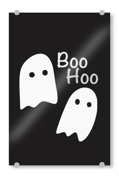 Acrylglasbild "Halloween Ghots Kids" artboxONE - Für Kinder,Halloween - Halloween,Ghosts,Geister,Minimal,Kids,Kinder,Cute illustration