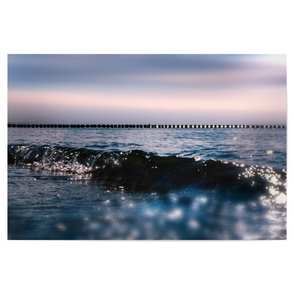 Poster "Ostseewelle in Graal-Müritz" artboxONE - Natur,Reise,Reise / Strand und Meer