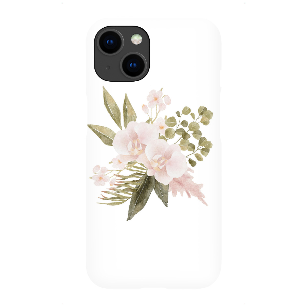 iPhone "Orchideenblumenstrauß Aquarell" Premium-Case Handyhülle artboxONE