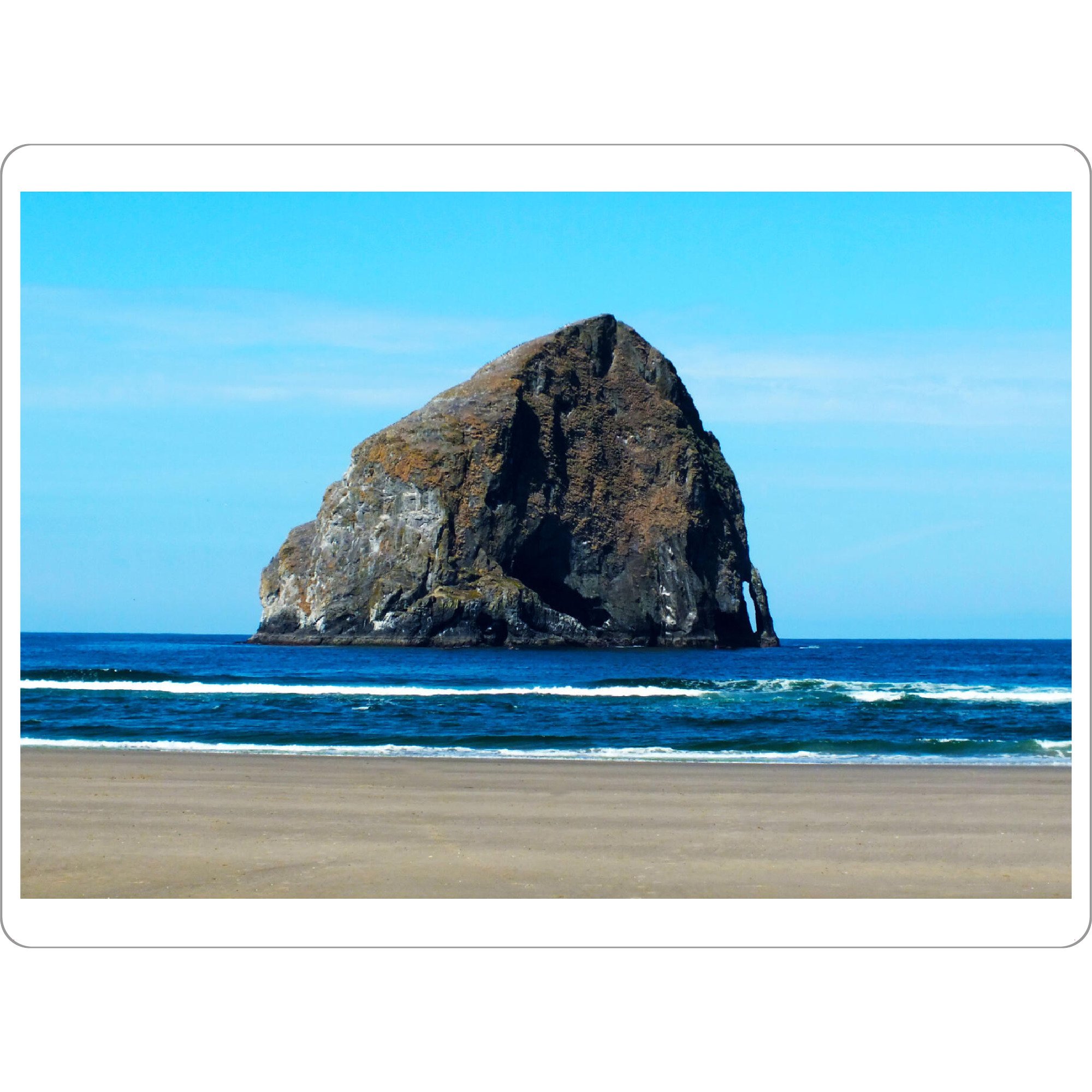 Tischset "Pacific City Rock" artboxONE - Natur,Reise,Reise / Strand und Meer,Reise / Länder