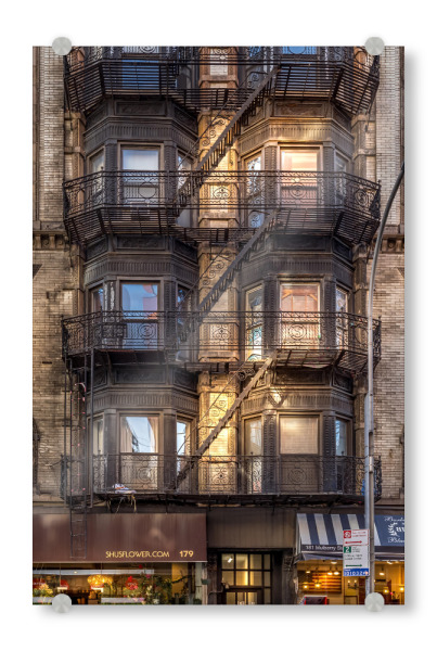 Acrylglasbild "New Yorker Stil" artboxONE - Städte,Städte / New York,Reise,Architektur,Reise / Länder