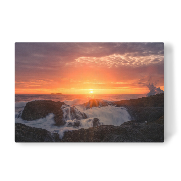 Leinwandbild "Brandung des Feuers" artboxONE - Natur,Reise,Reise / Strand und Meer,Reise / Länder,Für Mama