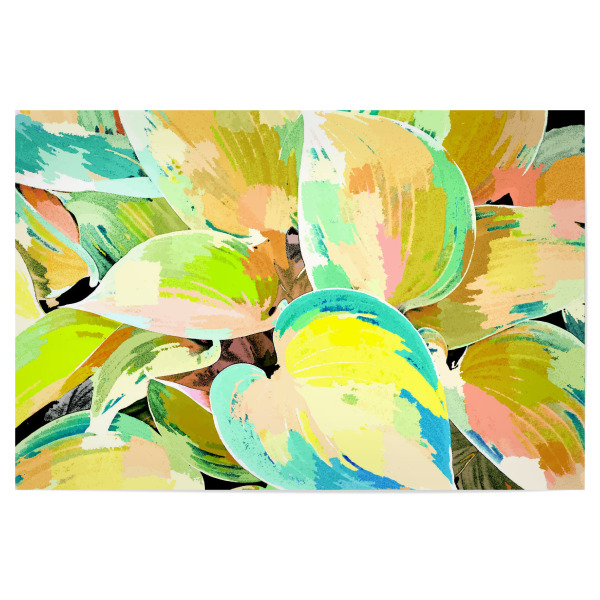 Poster 30x20 cm "Tropische Blattmalerei" artboxONE - Natur