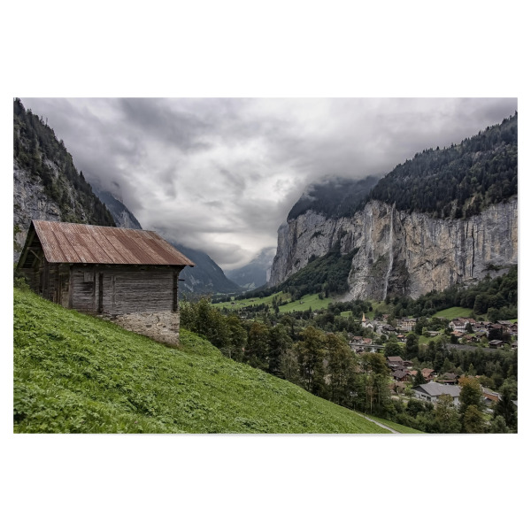 Poster "Lauterbrunnental" artboxONE - Natur,Reise,Reise / Länder