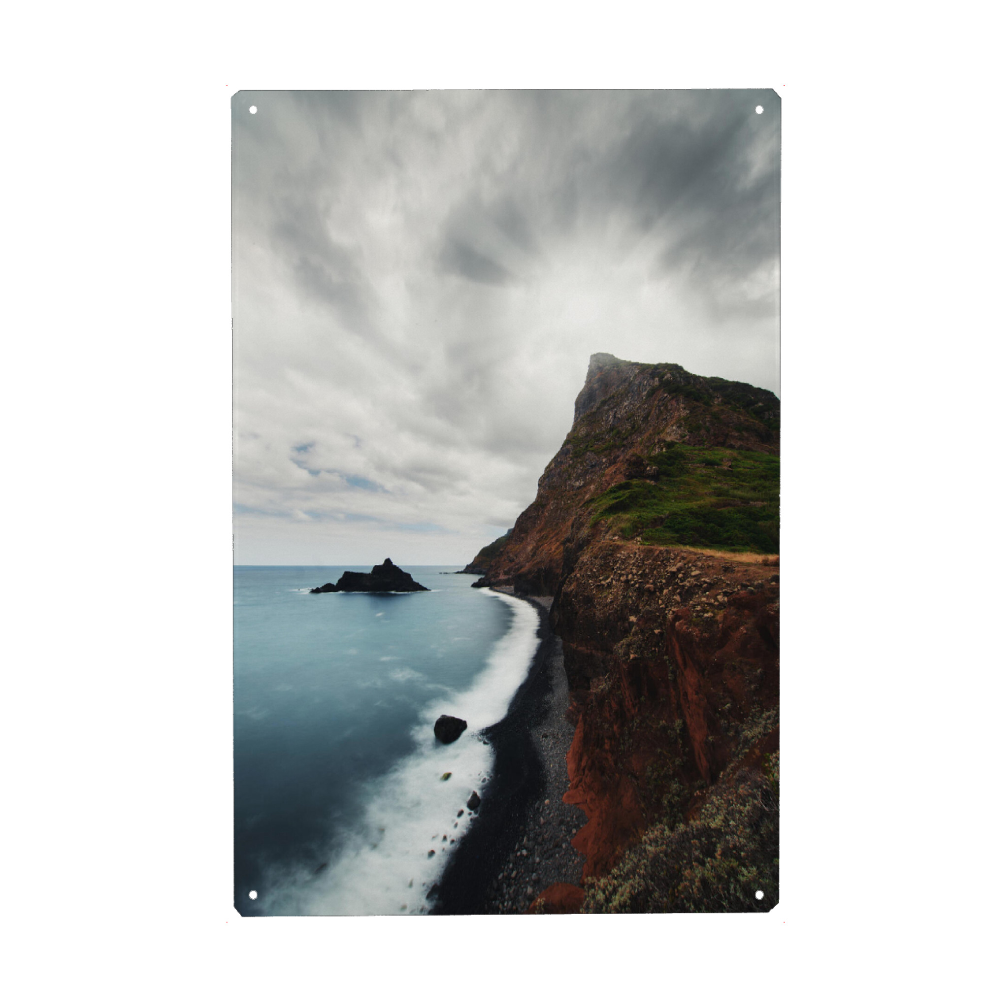 Holzbild "Boaventura Shoreline" artboxONE - Natur,Reise