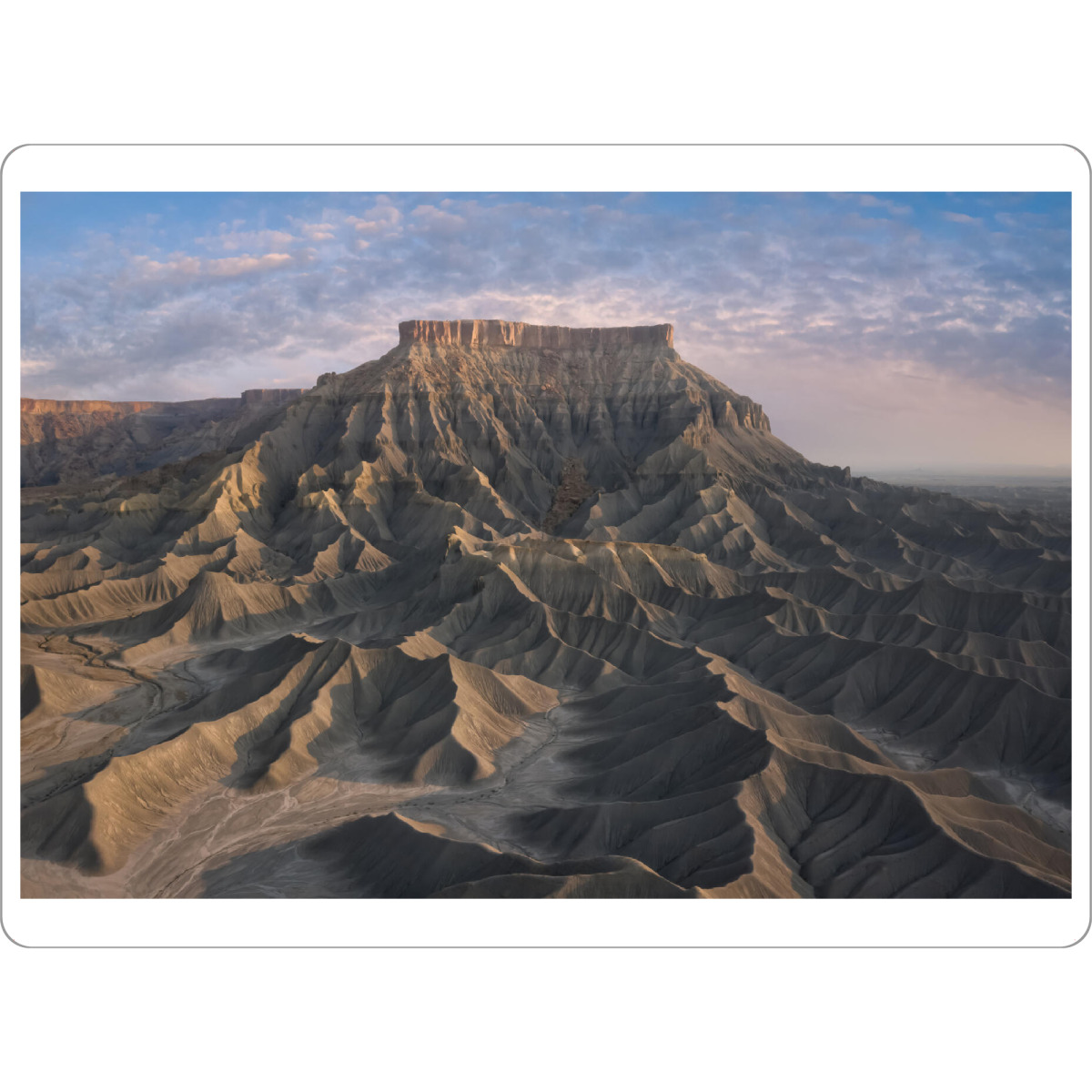 Tischset "Sonnenaufgang in der Fabrik" artboxONE - Natur,Reise,Reise / Länder,Für Mama,Für Papa