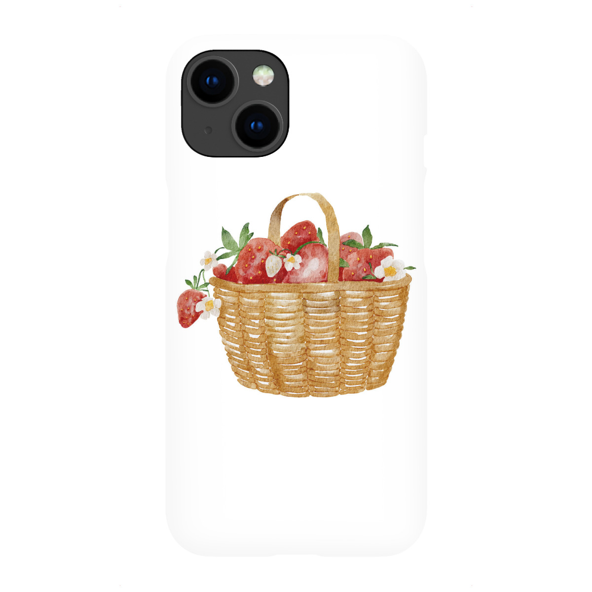 "Korb mit Erdbeeren"für iPhone - Premium-Case Handyhülle artboxONE