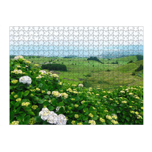 Puzzle Ravensburger "Küste Sao Miguel" artboxONE - Natur,Reise,Floral,Reise / Strand und Meer,Reise / Länder