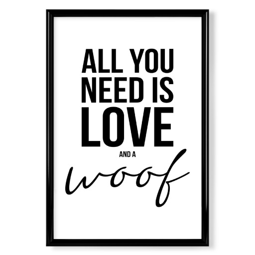 LOVE AND DOGS (White)