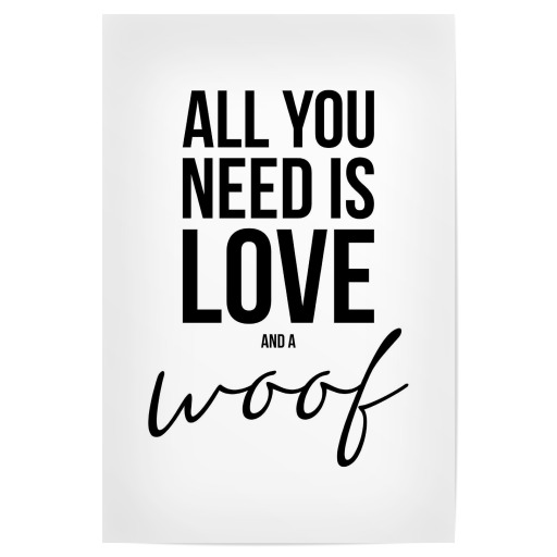 LOVE AND DOGS (White)