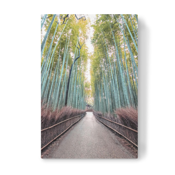 Leinwandbild "Der Weg durch den Bambus" artboxONE - Natur,Reise,Architektur,Reise / Asien,Reise / Länder