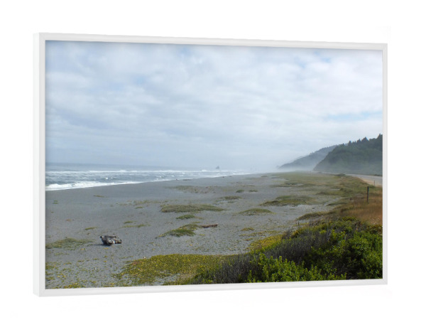 Poster mit weißem Rahmen "Nordkalifornische Lost Coast" artboxONE - Natur,Reise,Reise / Strand und Meer,Reise / Länder