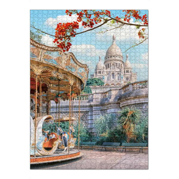 Puzzle Ravensburger "Romantisches Montmartre" artboxONE - Städte,Reise,Architektur,Städte / Paris,Reise / Länder