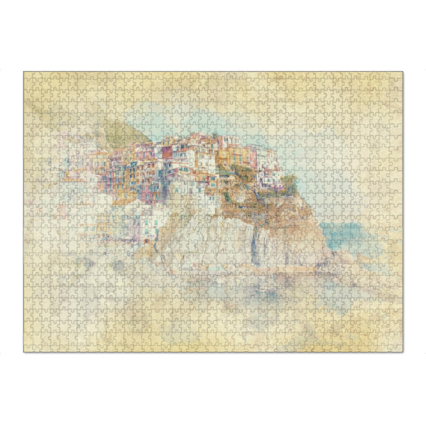 Puzzle Ravensburger "Manarola-Aquarell" artboxONE - Reise,Architektur,Reise / Strand und Meer,Reise / Länder,Städte / Weitere