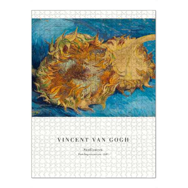 Puzzle Ravensburger "Van Gogh - Sonnenblumen" artboxONE - Natur,Floral