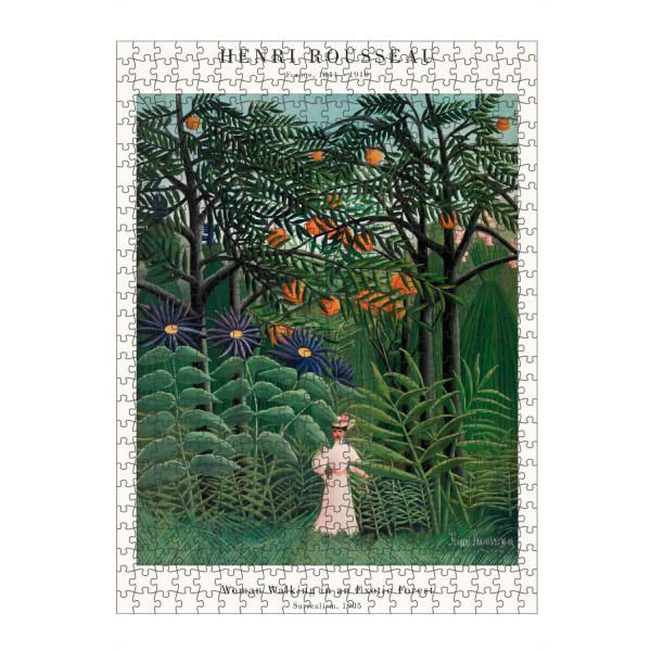 Puzzle Ravensburger "Rousseau - Die Frau im Wald" artboxONE - Natur,Reise,Floral,Menschen