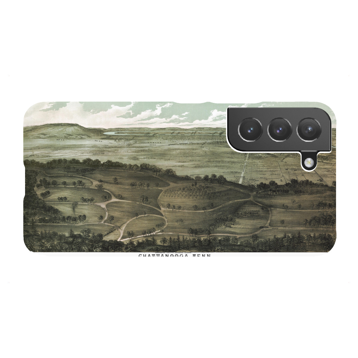 Samsung Galaxy "Karte von chattanooga missouri" Premium-Case Handyhülle artboxONE