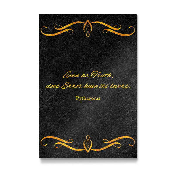 Galerie-Print "Sei ein Wahrheitsliebhaber" 30x20 cm artboxONE