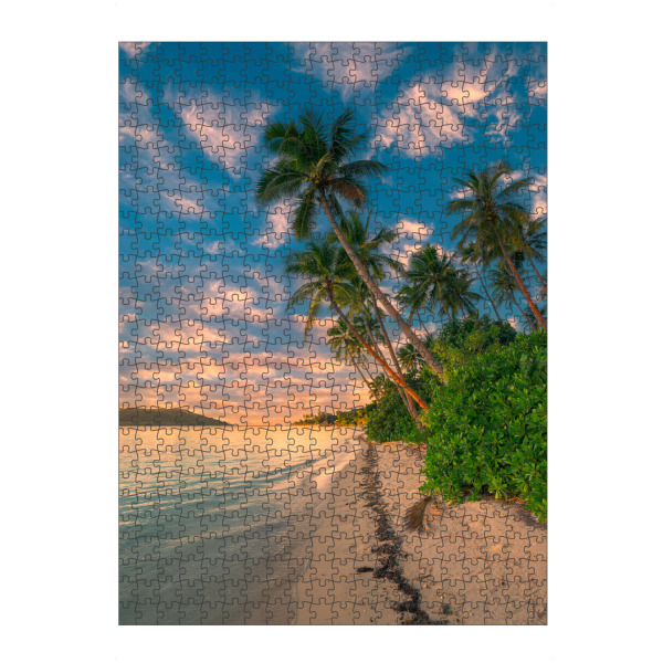 artboxONE Puzzle "Malerischer Strand im Südpazifik" artboxONE - Natur,Reise,Reise / Strand und Meer