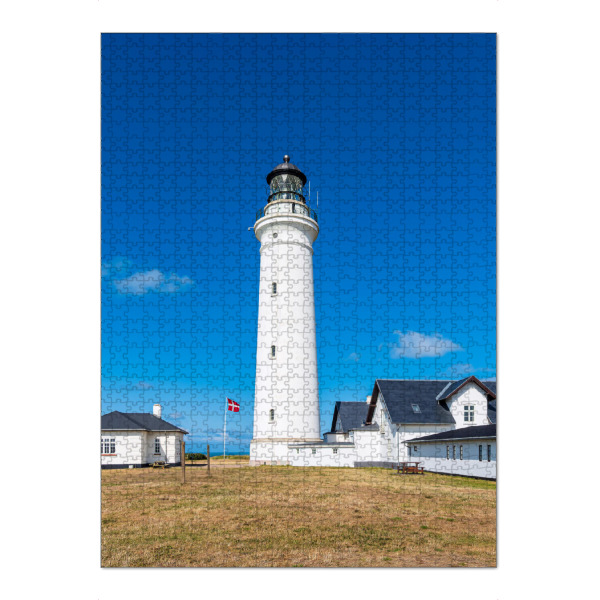 Puzzle Ravensburger "Wiese, Leuchtturm, Himmel" artboxONE - Natur,Architektur,Reise / Länder