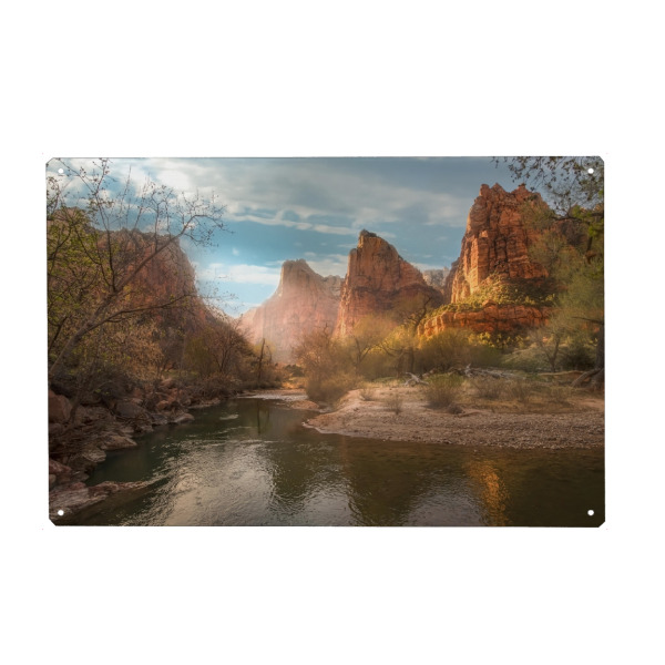 Metall Poster "Gericht der Patriarchen" artboxONE - Natur,Reise,Reise / Länder