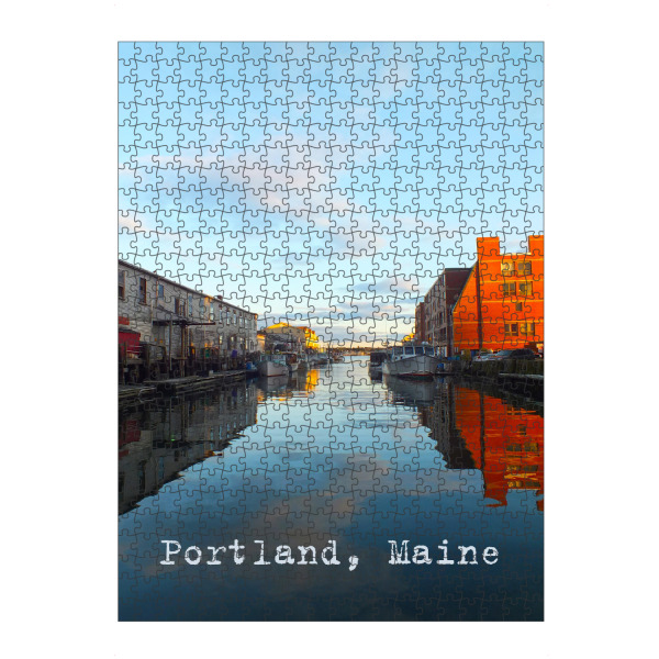 Puzzle Ravensburger "Portland, Maine" artboxONE - Reise,Architektur,Reise / Strand und Meer,Reise / Länder