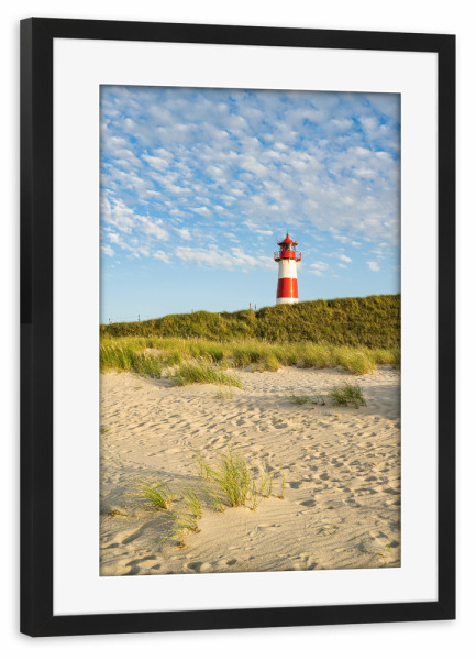 Poster mit Rahmen schwarz "Sommer auf Sylt" artboxONE - Natur,Reise,Reise / Strand und Meer