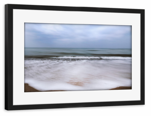 Poster mit Rahmen schwarz "Ostsee bei Dierhagen Strand" artboxONE - Natur,Reise,Reise / Strand und Meer