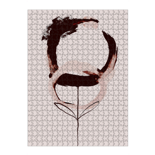 artboxONE Puzzle "Coffee Flower" artboxONE - Floral,Abstrakt - Abstrakt,Beige,Braun,Kaffee,Blume,Dekorativ,Schön - Bild abstrakt