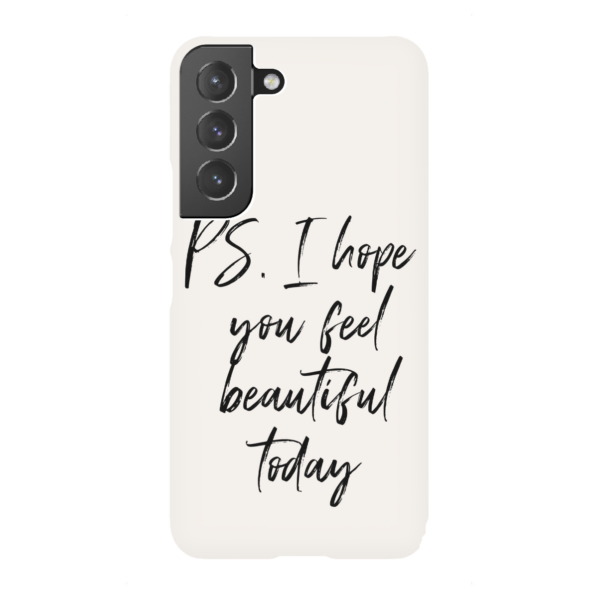 "Hope you feel beautiful"für Samsung Galaxy - Premium-Case Handyhülle artboxONE