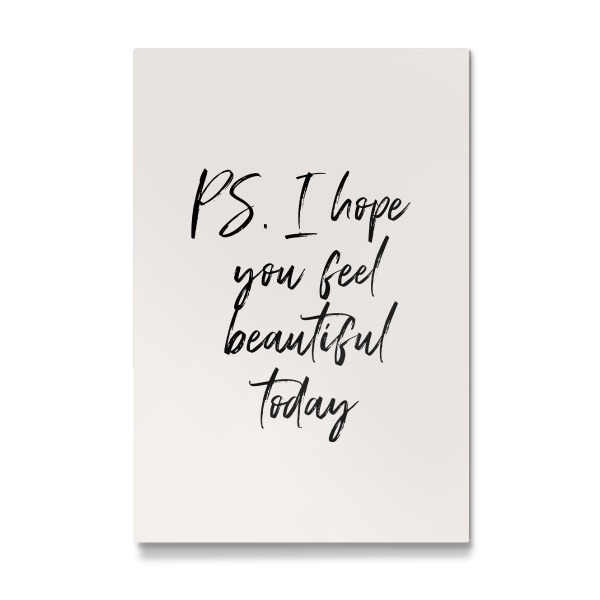Galerie-Print "Hope you feel beautiful" 30x20 cm artboxONE