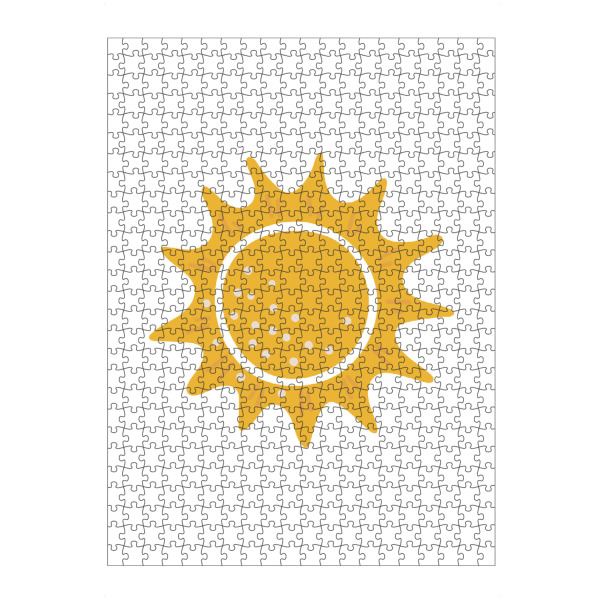 artboxONE Puzzle "Babysonne zum Ausdrucken" artboxONE - Für Kinder